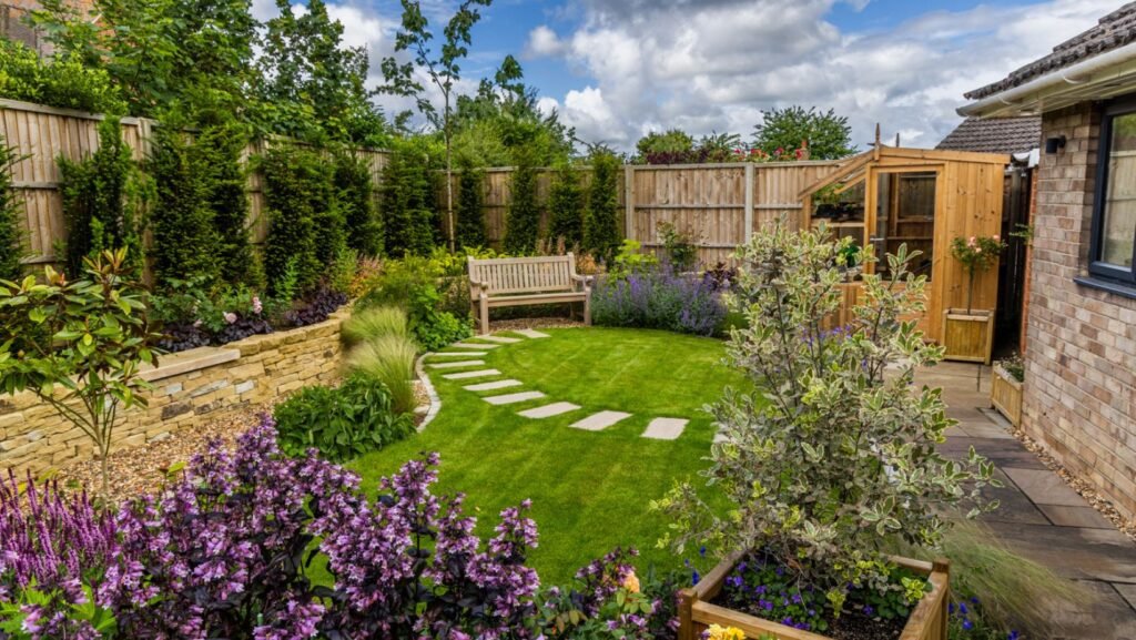 A quintessential English cottage garden and true work of art
