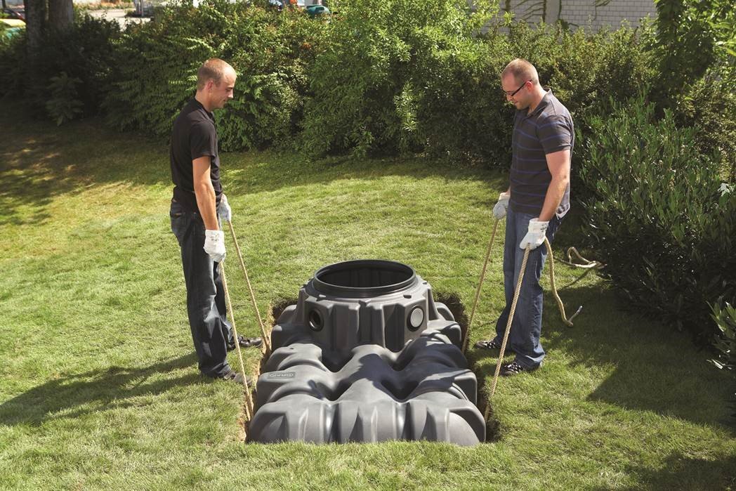 People working garden